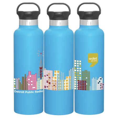 WDET Skyline Water Bottle